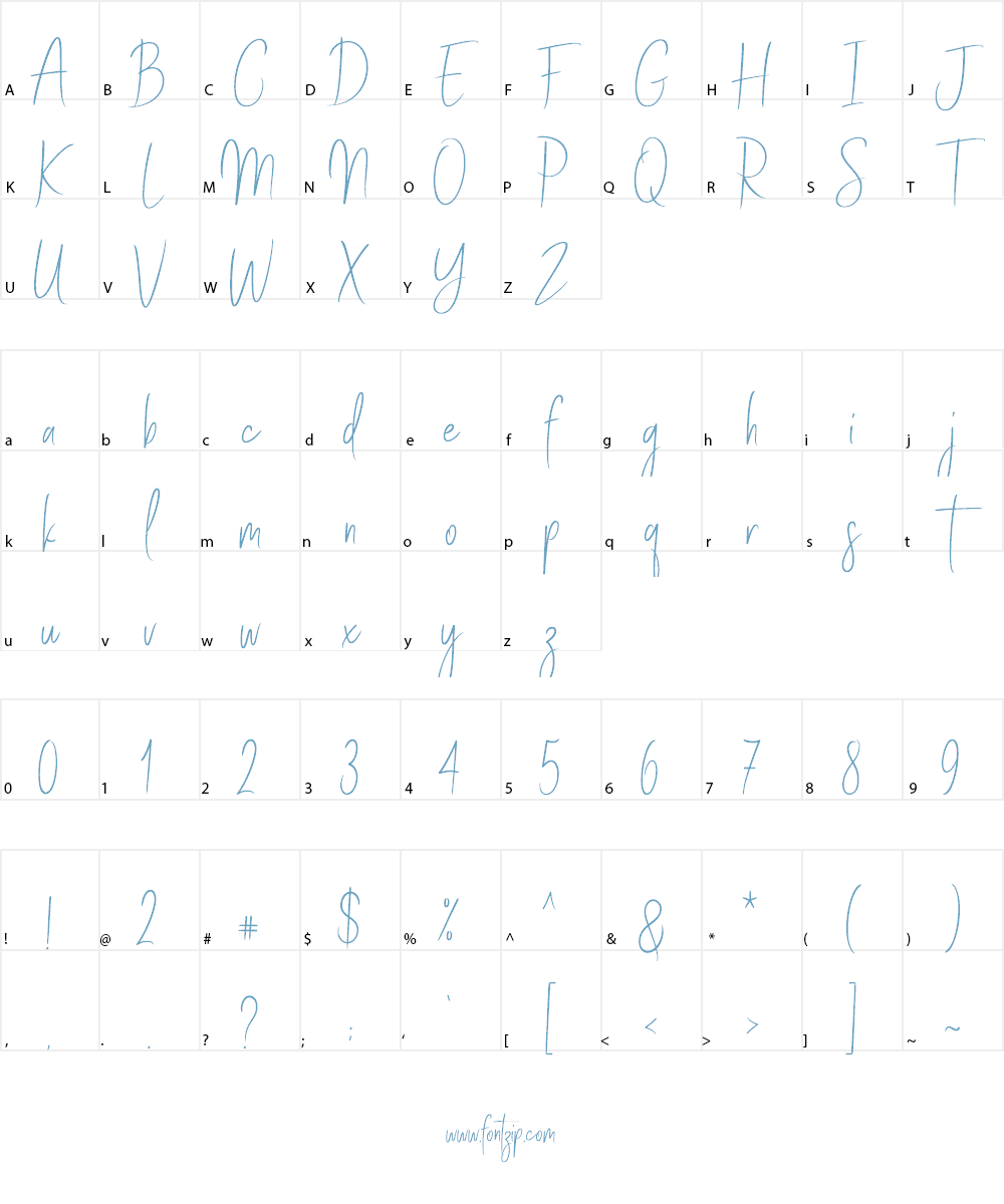 Stay Classy SLDT Font Character